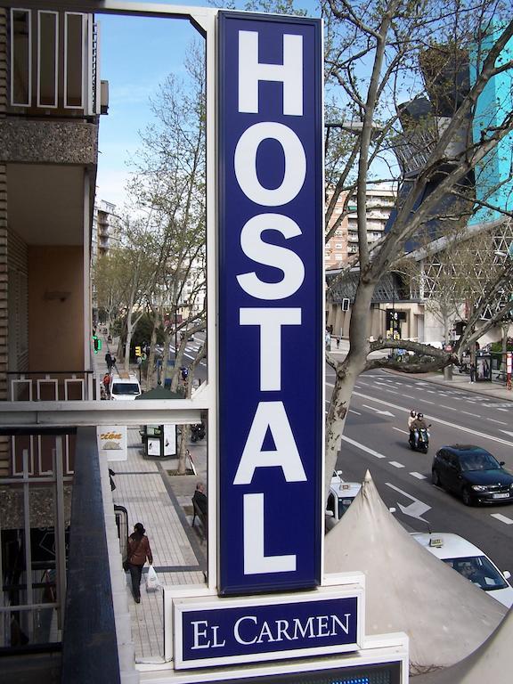 Hostal El Carmen Zaragoza Buitenkant foto